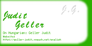 judit geller business card